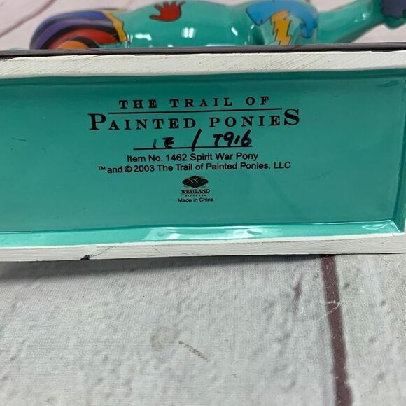 Trail of Painted Ponies Spirit War Pony(1462) 1E/7916 Artist Signed - Picture 12 of 12